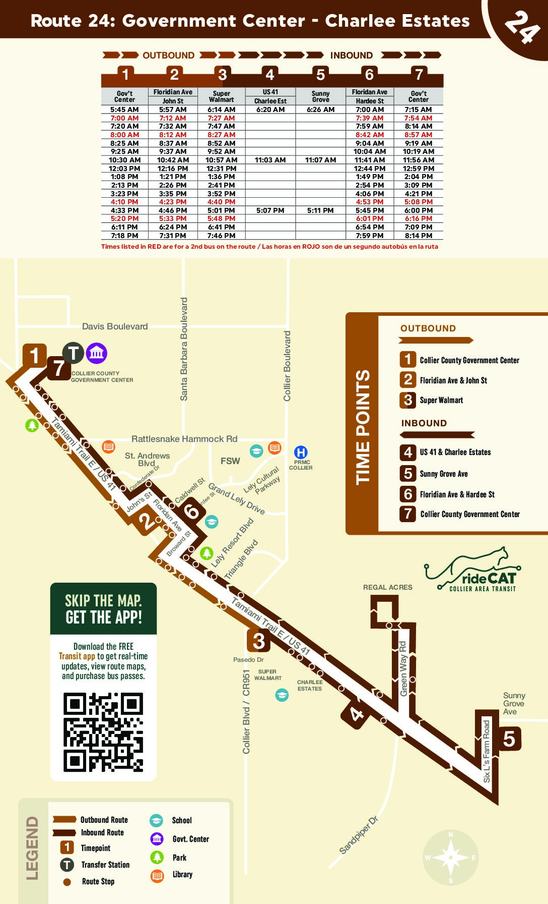 US 41 East to Charlee Estates